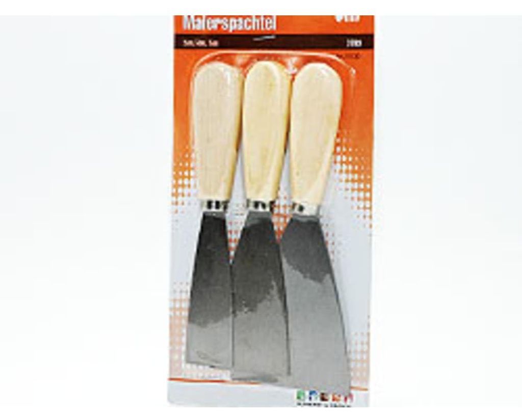Maliarska špachtľa, sada 3 ks, šírka 25 + 45 + 70 mm Obrázok produktu 