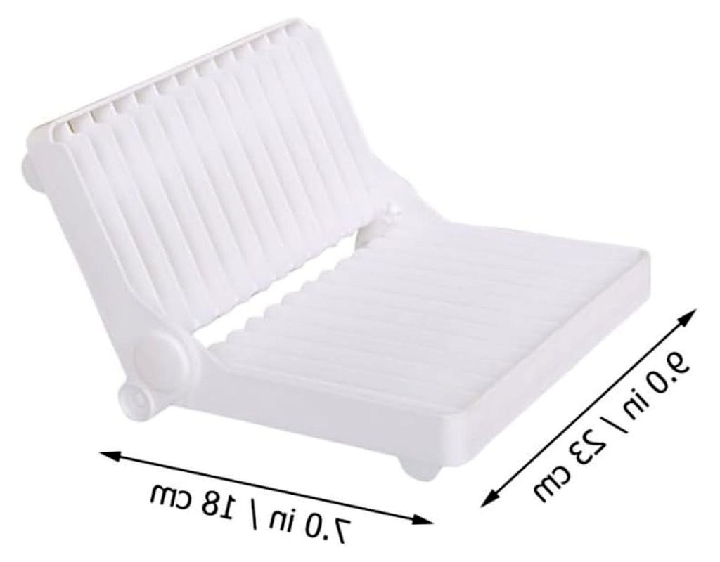 Küchenabtropfgestell aus Kunststoff in Weiß