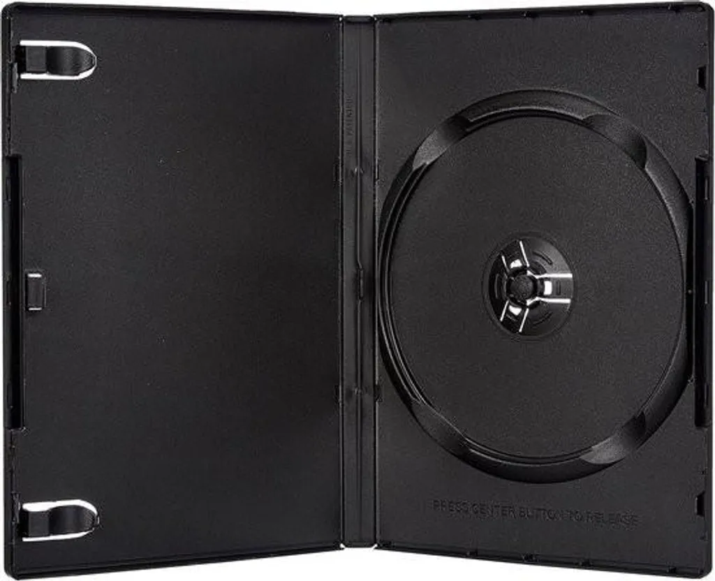 10 Boîtiers Doubles DVD Noirs 14mm - Pack de 10 Étuis de Rangement CD