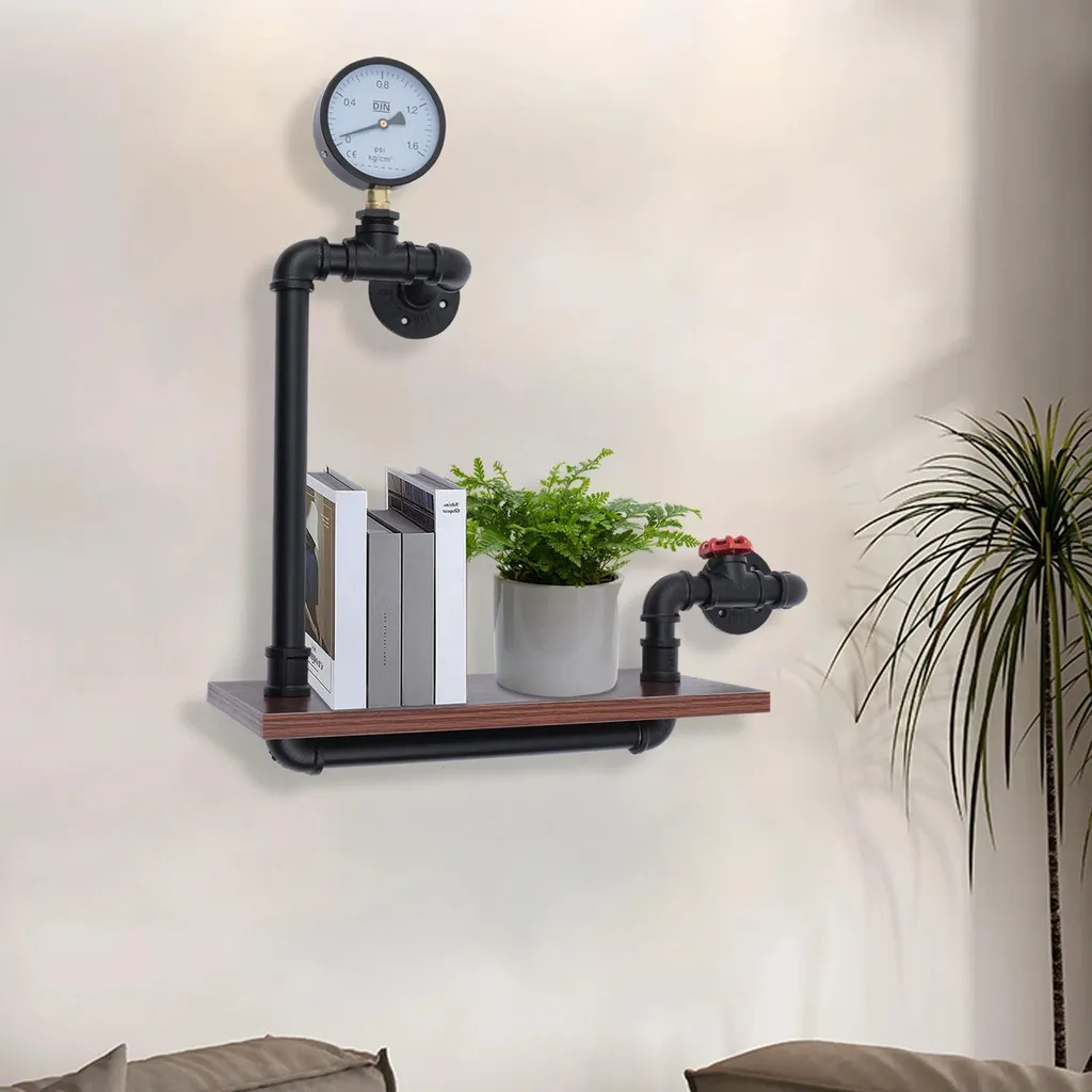 Étagère murale bois gain de place - Solution rangement petit espace