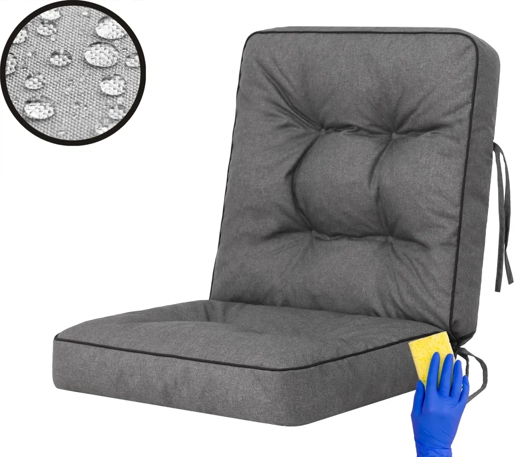 Coussin de balançoire Venus HOBBYGARDEN Gris Foncé pour Banc de 60 cm