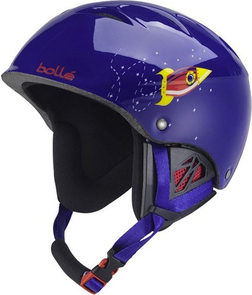 Skihelm BOLLÉ B-Kid Shiny Blue Rocket Blau 49-53 cm