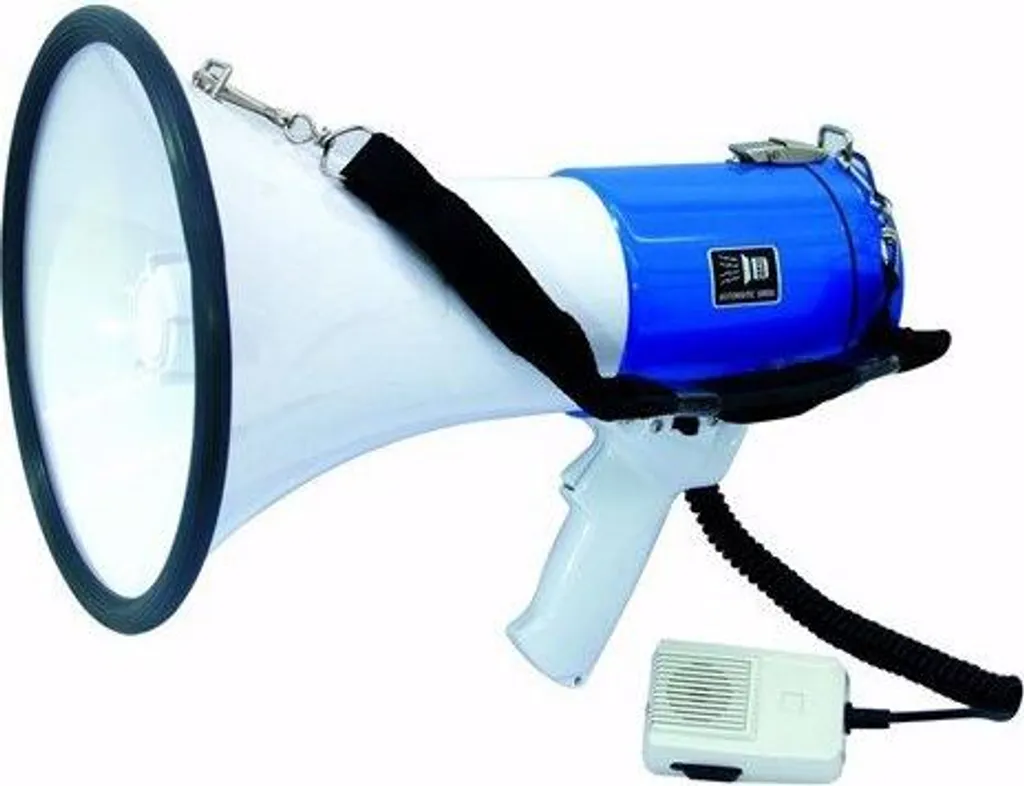 Megafono Omnitronic 80710934: Potenza 25W per Tifosi e Animazione