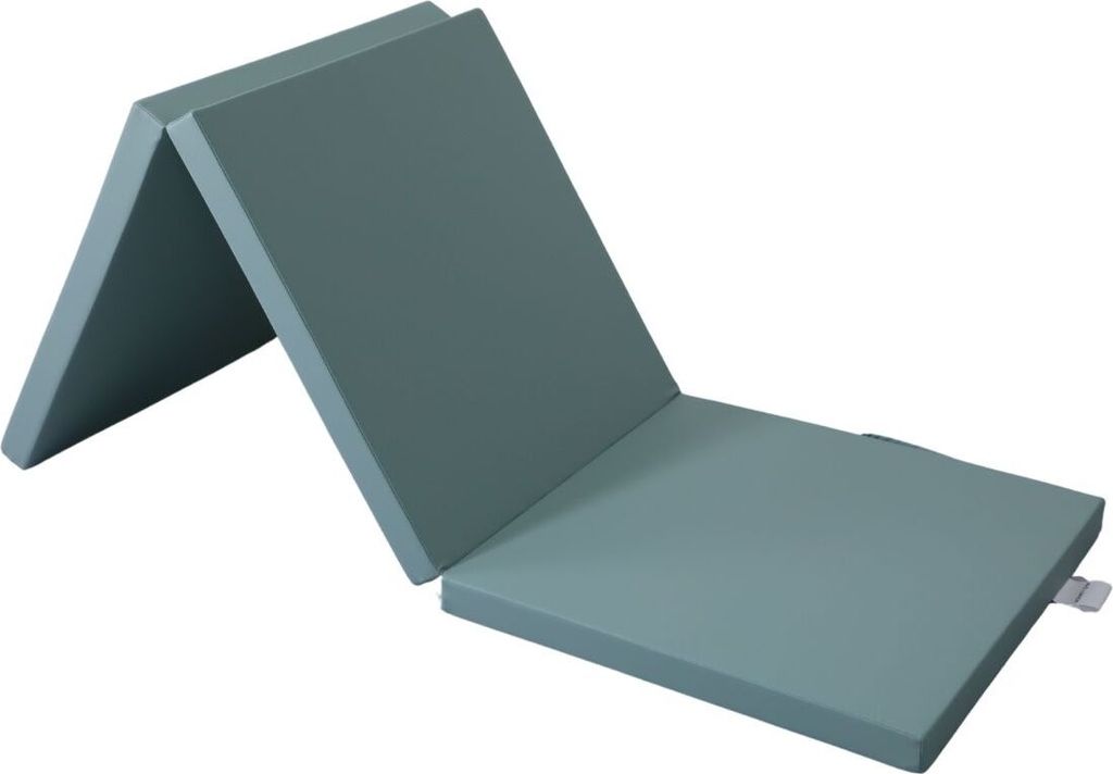 Třídílná gymnastická matrace 180x60x5 cm zelená Obrázek produktu 