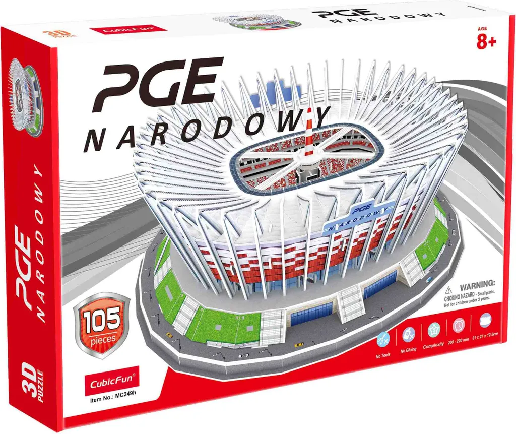 Puzzle 3D Stade PGE Narodowy : Montage Facile et Stable DANTE 02491