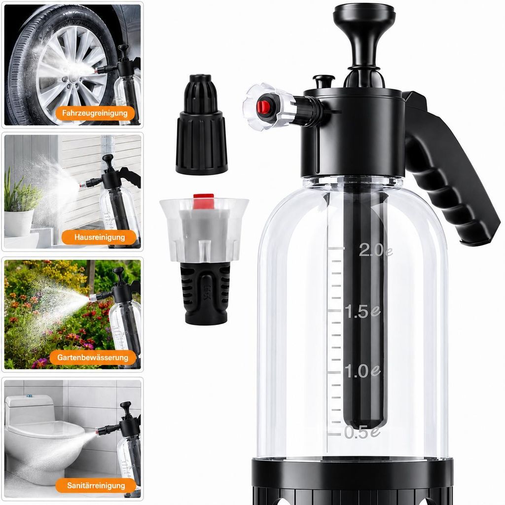 KANDONEX Schaumsprüher 2L – Manueller Drucksprüher für Produktbild 