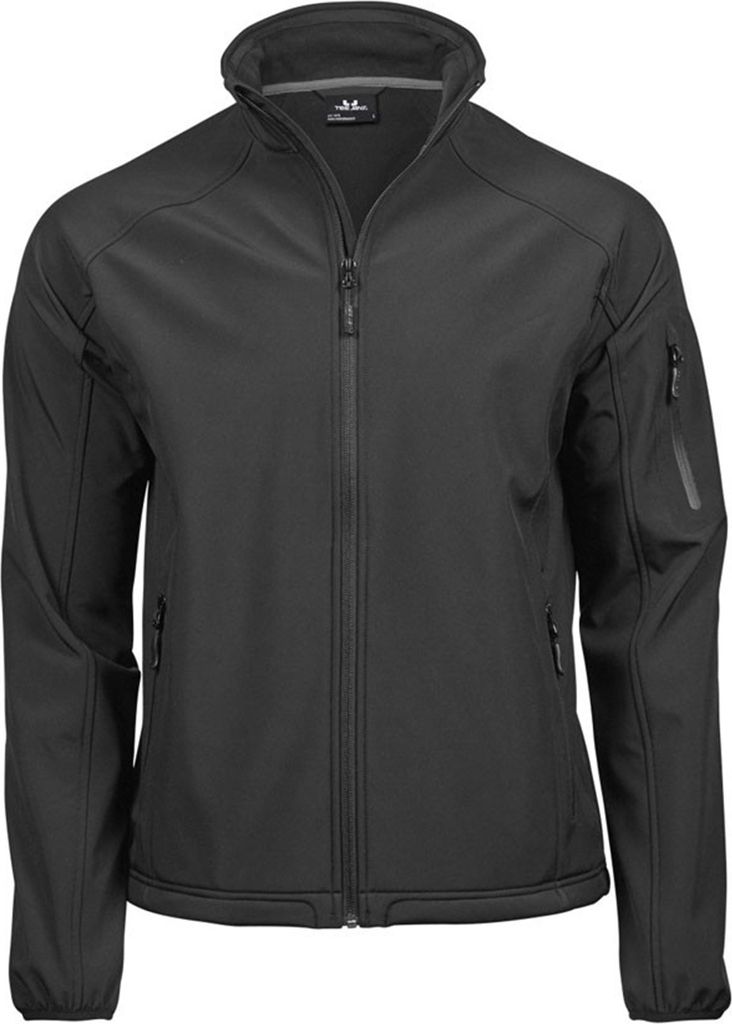 Tee Jays Herren Softshell Jacke Performance BC3326 (S) (Schwarz)