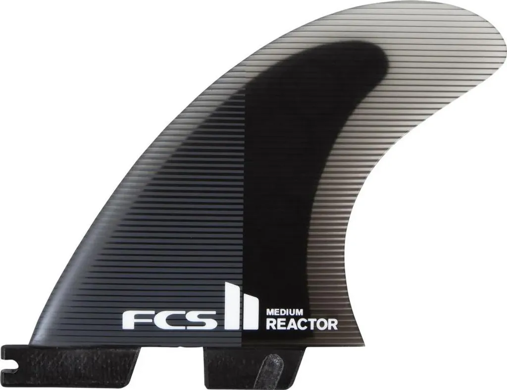 Dérives de Surf FCS II Reactor PC Charcoal Black Large - Performance