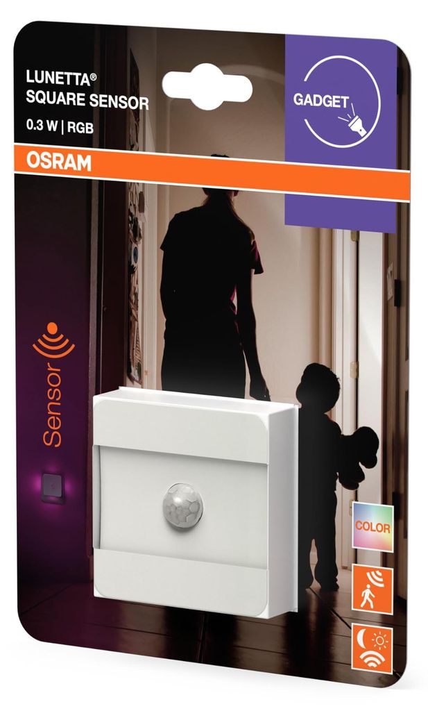 OSRAM LUNETTA SQUARE nočné svetlo vrátane denného svetla a Obrázok produktu 