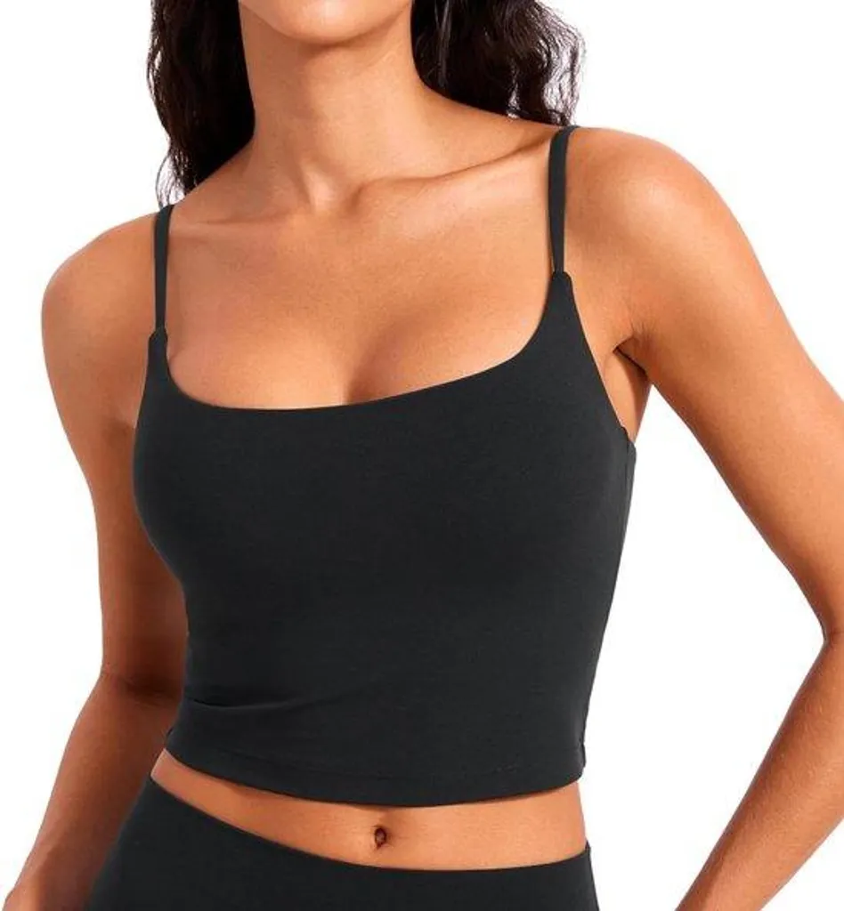Brassière sport encolure dégagée et soutien-gorge intégré grand confort