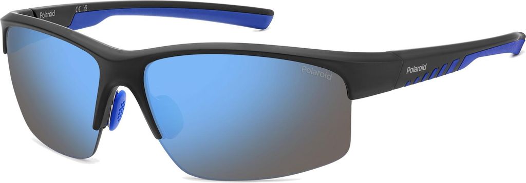 Polaroid PLD 7018/N/S Matte black blue 68/9/130 Herren Produktbild 