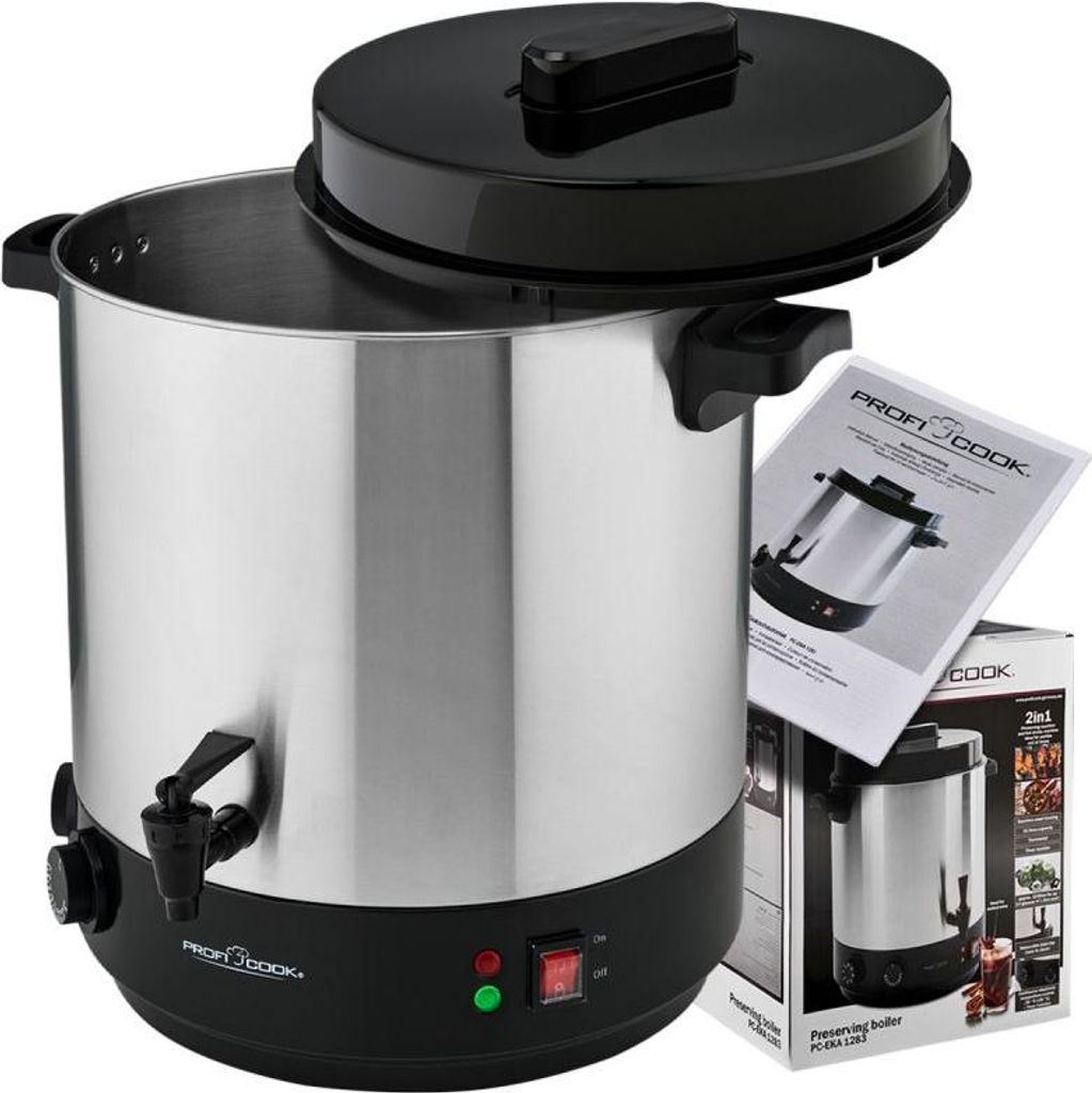 Stérilisateur de bocaux KITCHEN CHEF Stérilisateur Inox 12 litres ZJ-120TD Stérilisateur de bocaux KITCHEN CHEF Stérilisateur Inox 12 litres ZJ-120TD