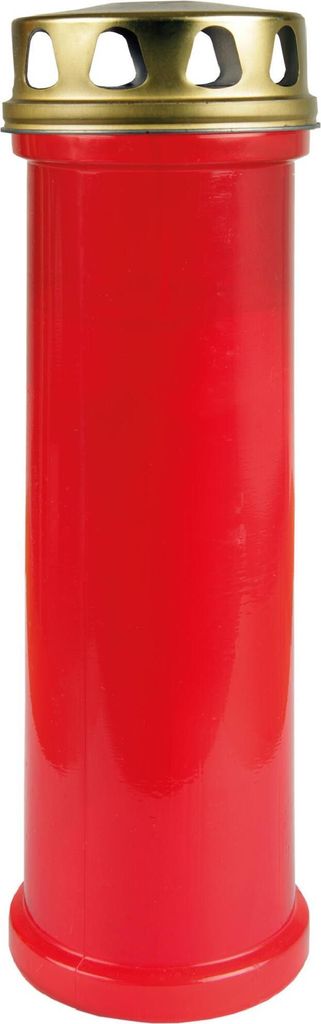Grabkerze in Rot mit ca. 100h Brenndauer