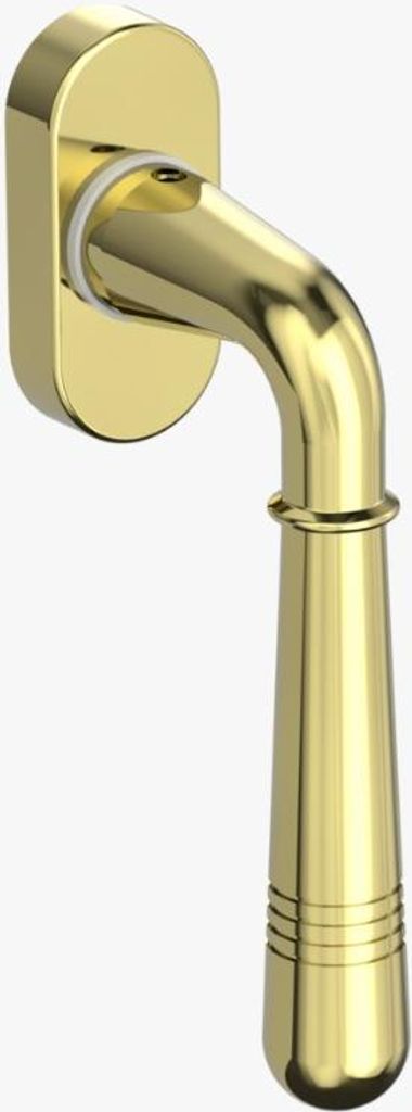 Griffwerk Fenstergriff FABIA Messing-Optik R 7x42mm