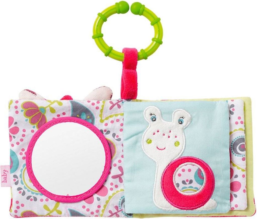 Fehn Stoffbuch Chamäleon – Fühlbuch mit Natur-Motiven: 6 Seiten mit spannenden Materialien & Funktionen zum Fühlen, Greifen und Staunen - EIN ...