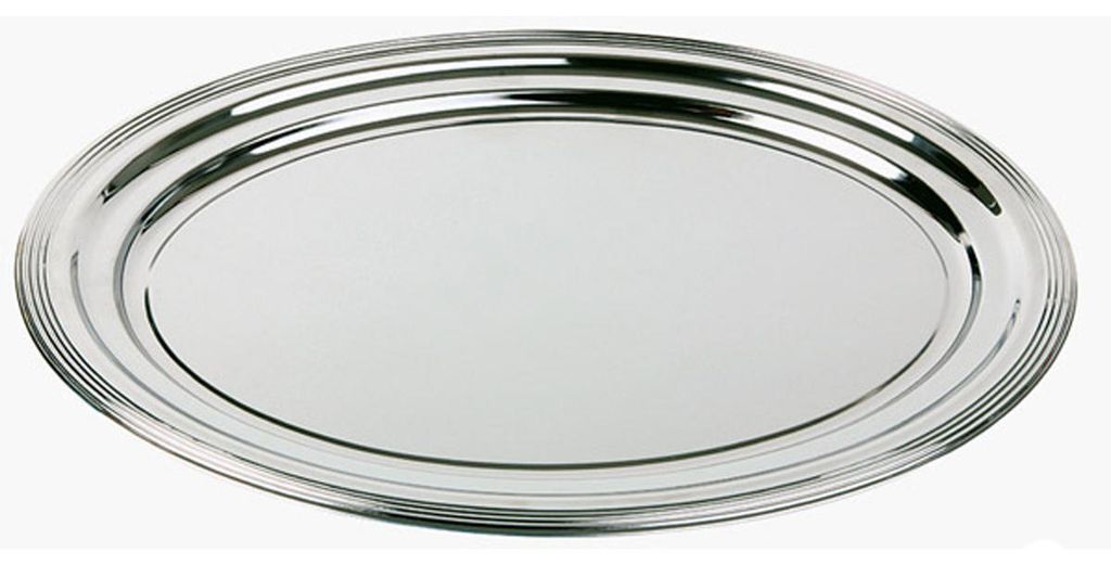 APS-Germany 00398, Display tray, Oválný, Kov, Nerezová Obrázek produktu 