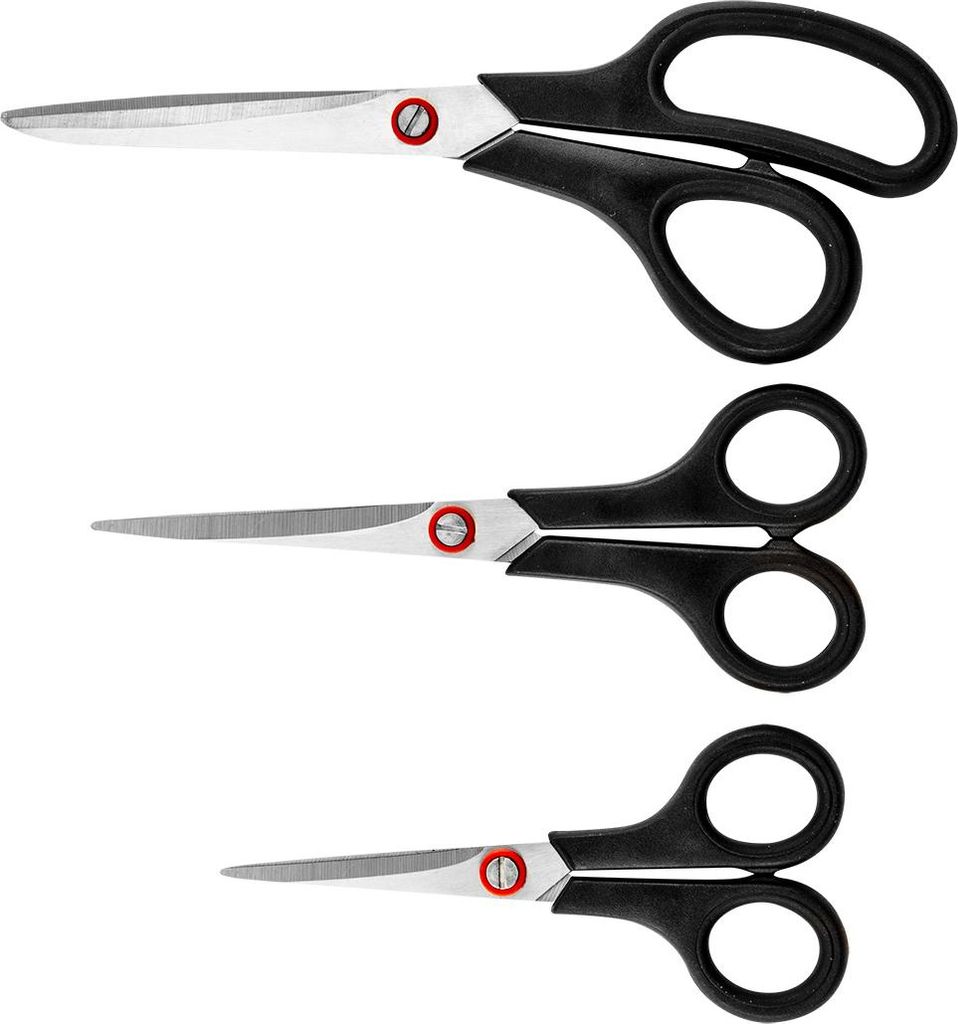 TOP TOOLS 3 tlg. Scheren-Set Edelstahl Produktbild 