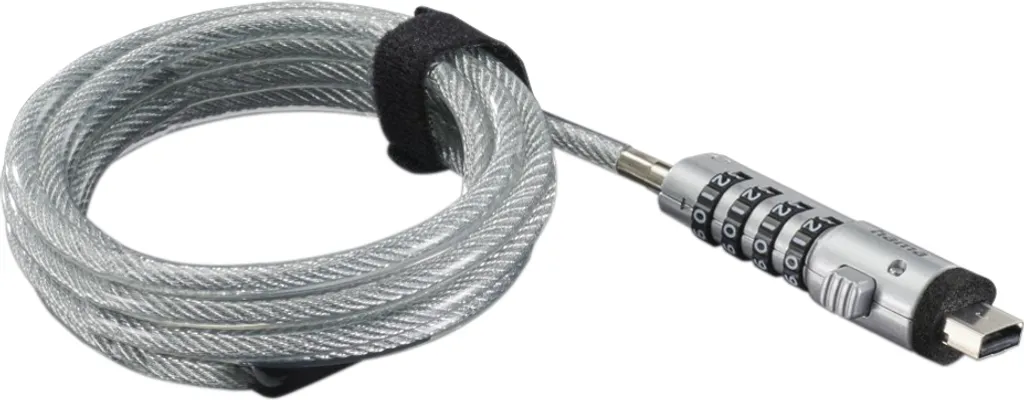 Antivol PC portable USB haute sécurité, câble en acier et code à 4 chiffres