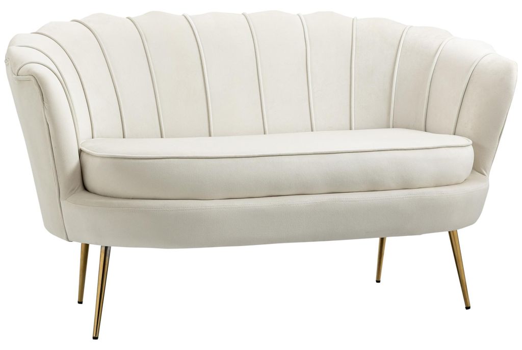 HOMCOM 2 Sitzer Sofa Couch, gepolsterter Polstersofa mit Produktbild 