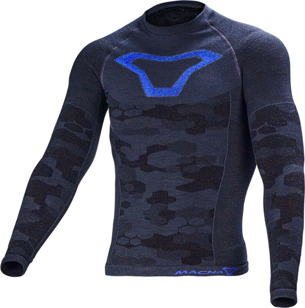 Macna Baselayer Funktionsshirt, blau, 2XL/3XL Produktbild 