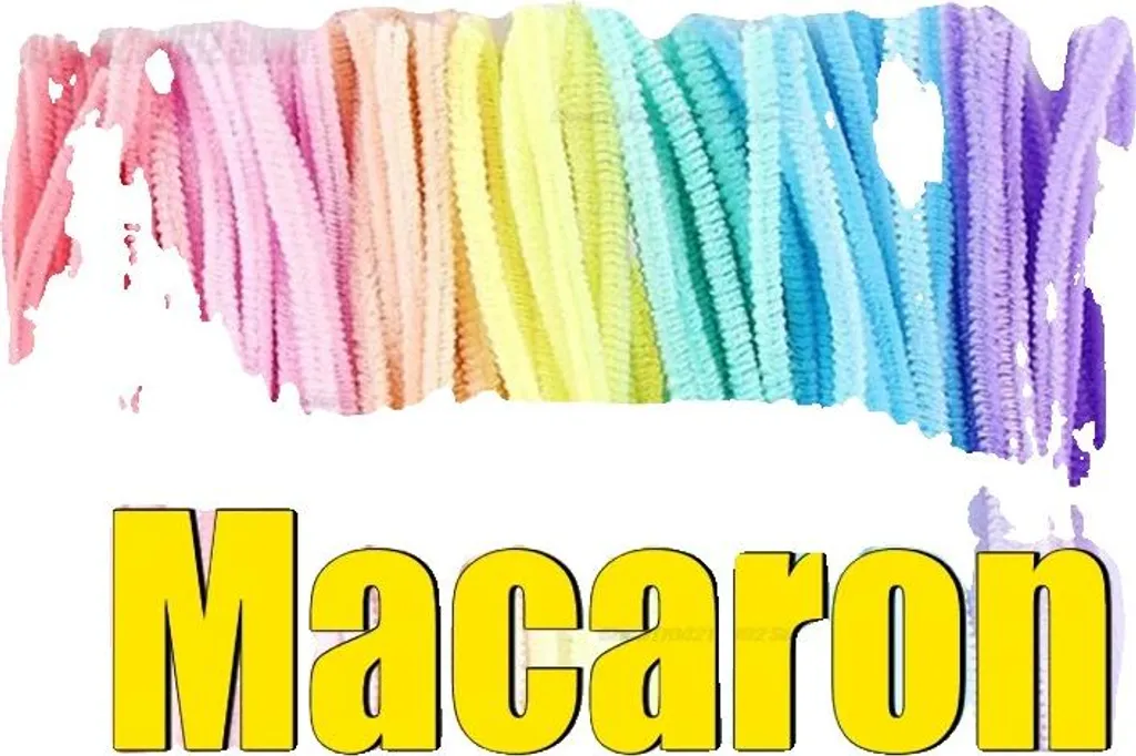 300 Scovolini per Lavoretti Scolastici: Filo Ciniglia Macaron 30cm