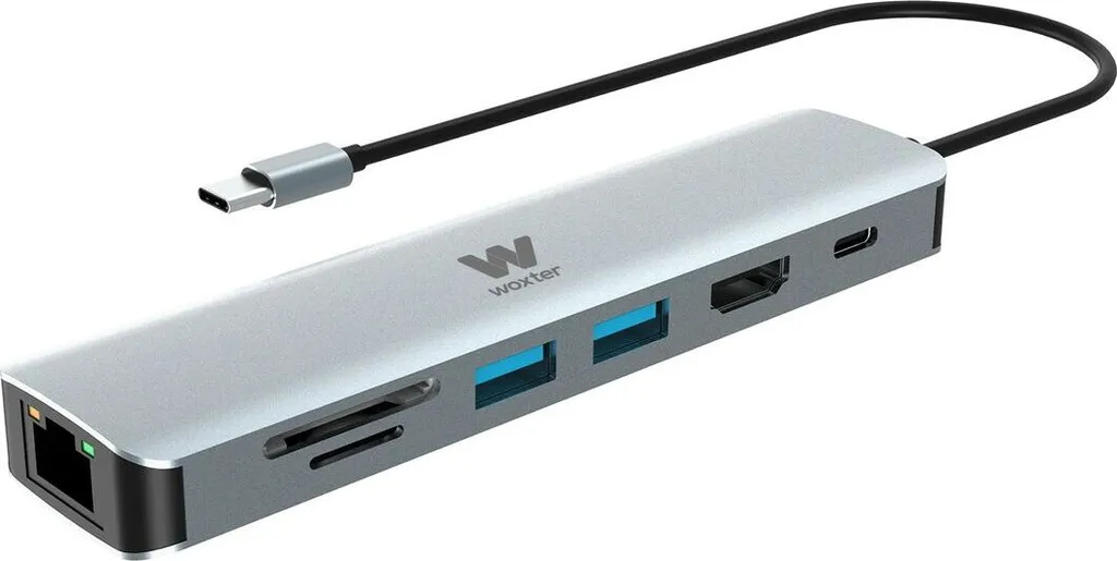 Woxter Hub 73 a 7 Porte USB 3.0: Offerta Espansione Desktop Alluminio