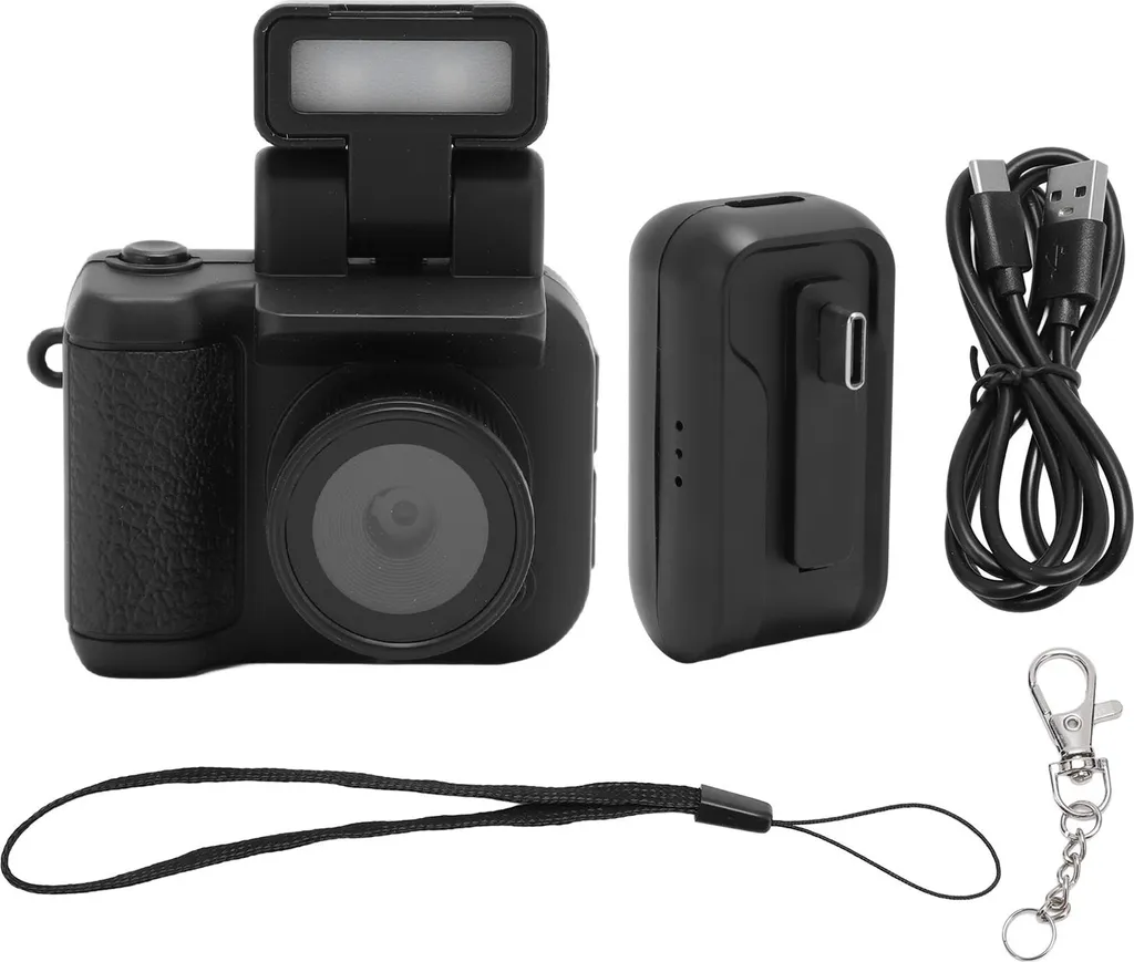 Appareil photo de voyage 1080p HD compact pour vlogs et souvenirs