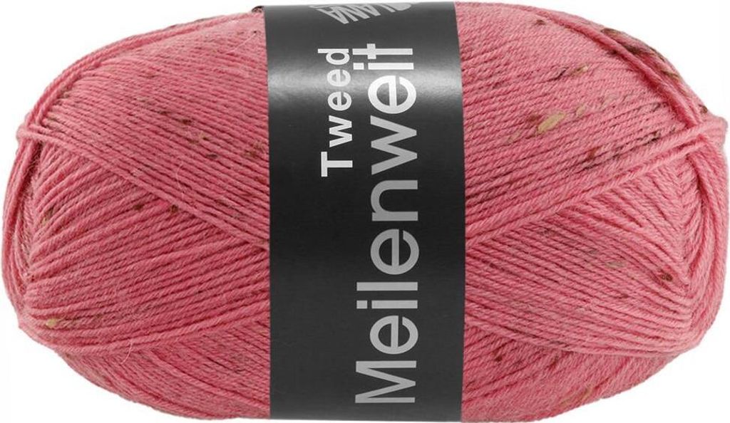 Lana Grossa - Meilenweit 100g Tweed 0175 nelkenrosa