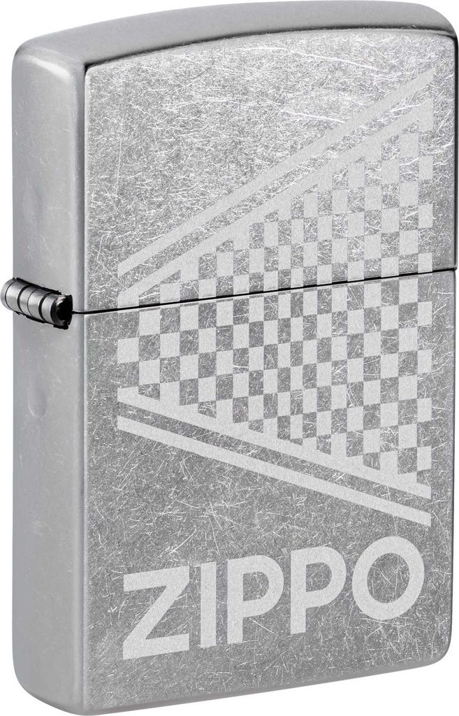 Zippo Benzinfeuerzeug Street Chrome Design 2022