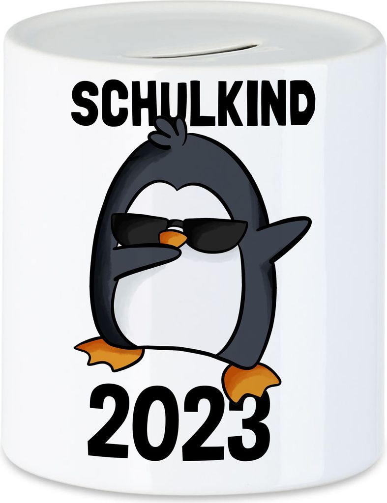 Schulkind 2023 Spardose Einschulung 1. Klasse Pinguin Dab Geschenkidee Grundschule Kindergarten Vorbei