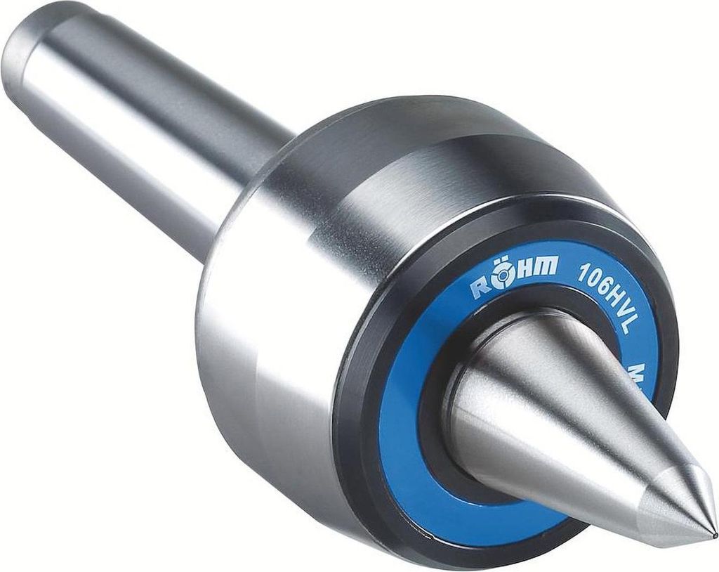 Röhm Mitlaufende Zentrierspitzen - Spitzenwinkel 60°, Aufnahme MK 6 - 058673