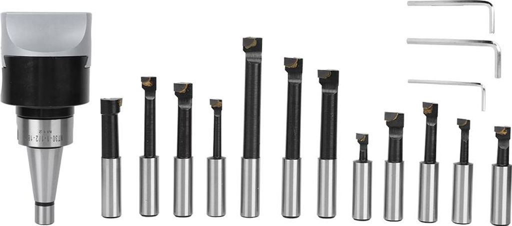 Bohrkopfsatz, hochhart, 40CR, CNC-Fräswerkzeugsatz, 75 mm, für Horizontalbohrmaschinen, NT30-F1-18-12PCS