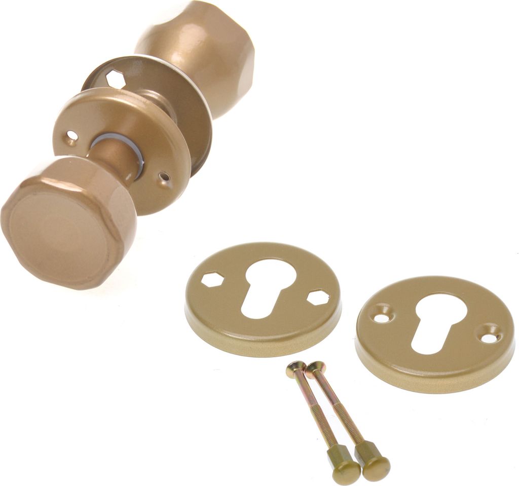 Aqbau® Pomello per porta con rosetta PZ | Maniglia per Immagine del prodotto 