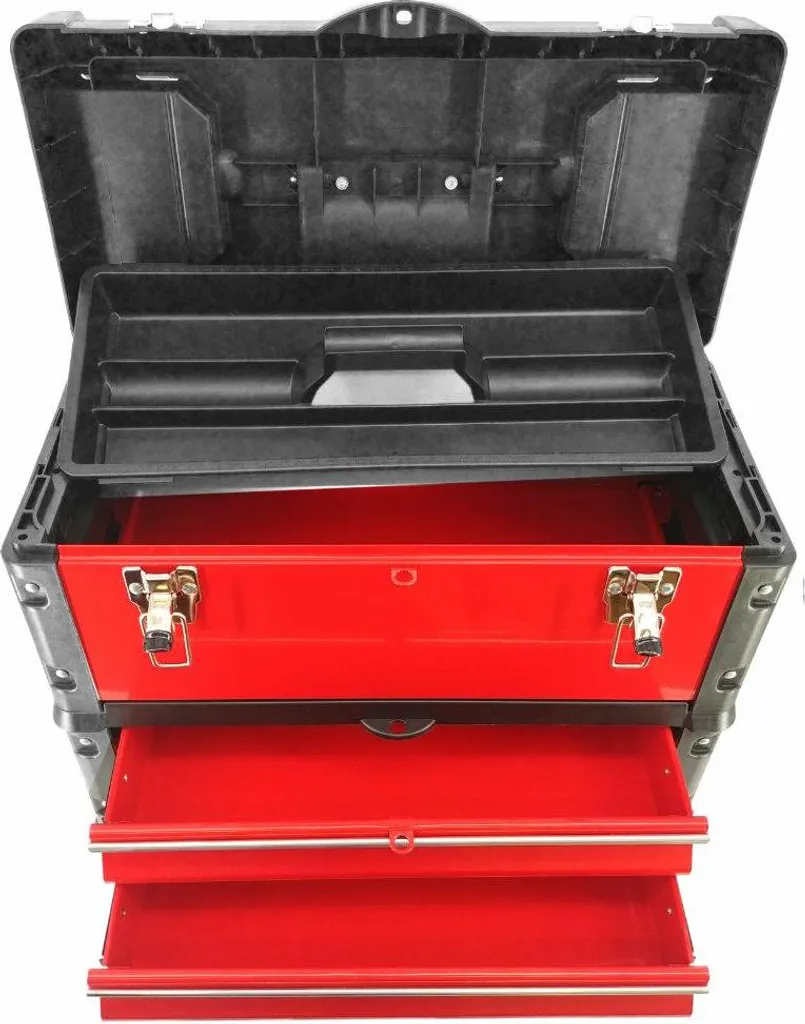 Chariot à outils Awtools en acier avec 3 compartiments de rangement - 3