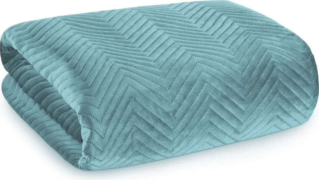 Boutis de lit Sofie Mint 220x240 cm - Jeté de lit matelassé léger