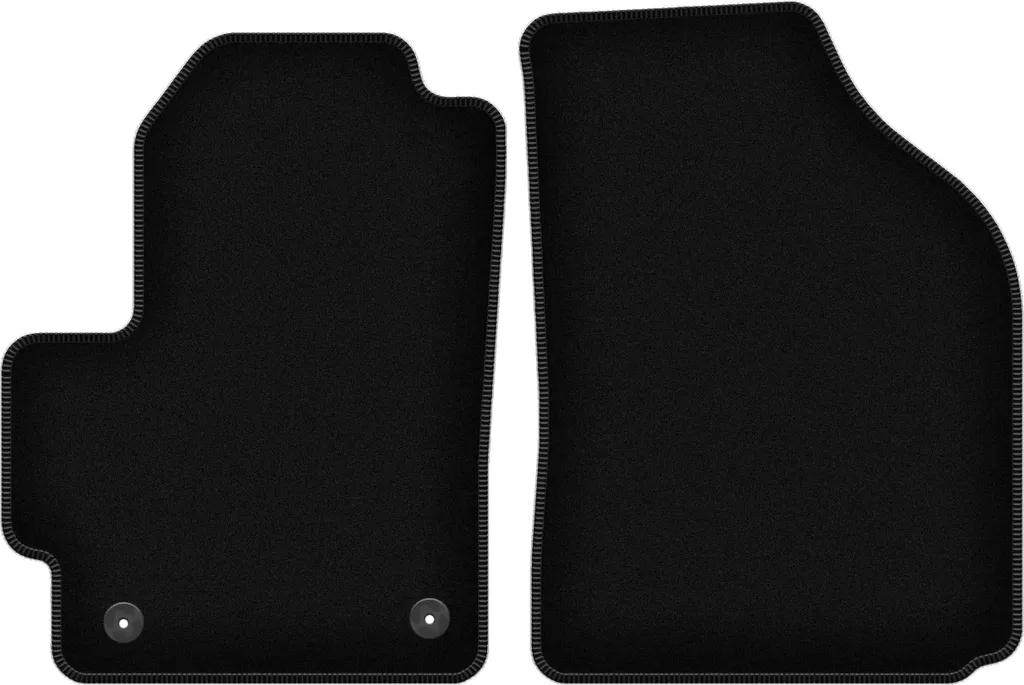 Tappetini Auto Velluto su Misura Chevrolet Spark II 2005-2009 Neri