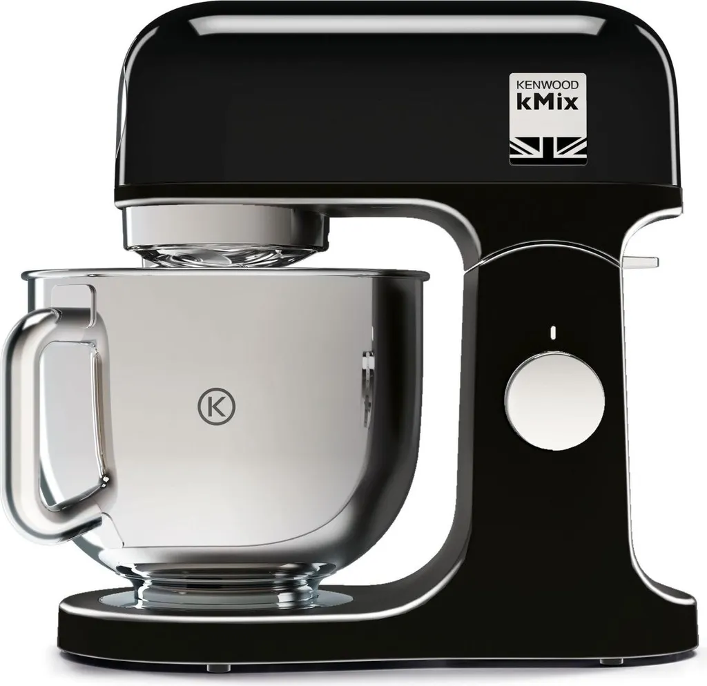 Kenwood KMX750AB Robot Pâtissier kMix Noir Argent 1000W Bol 5L Inox