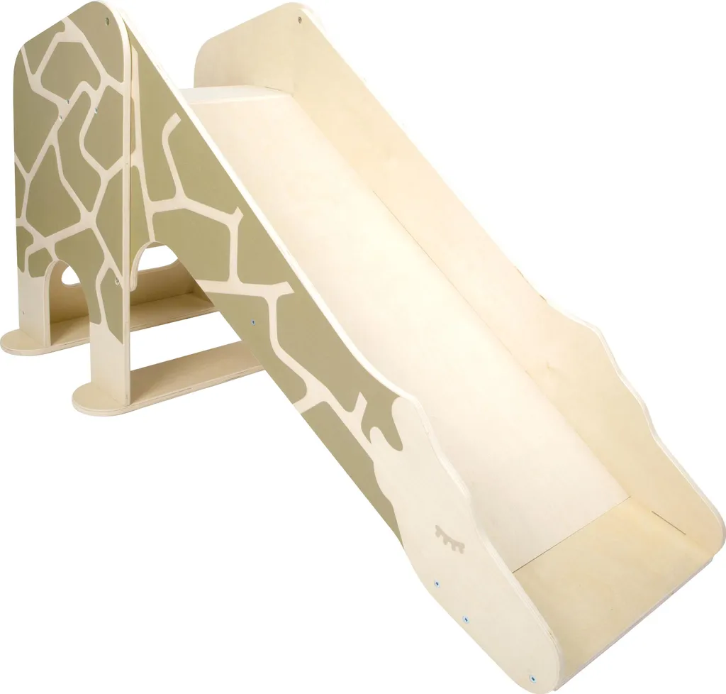 Aire de jeux intérieure : Toboggan en bois Girafe pour petit salon