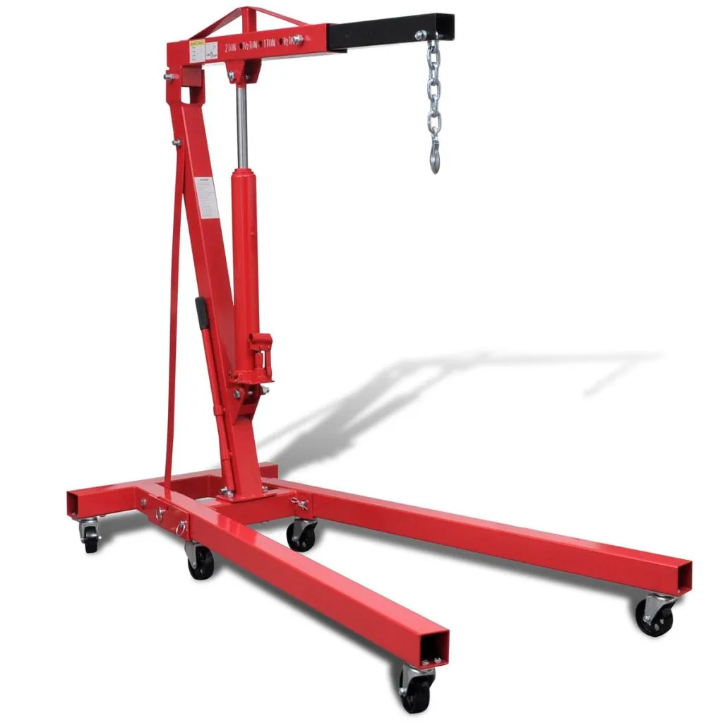 Grue de levage 2T robuste et pliable - Structure acier pro 88,2 kg