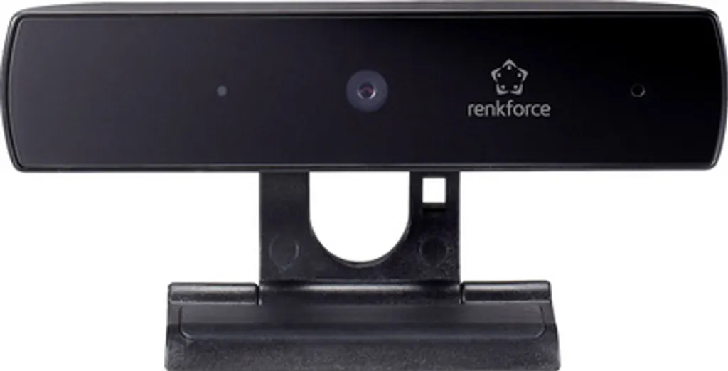 Webcam télétravail Renkforce RF-3799734 pour cours en ligne et visio