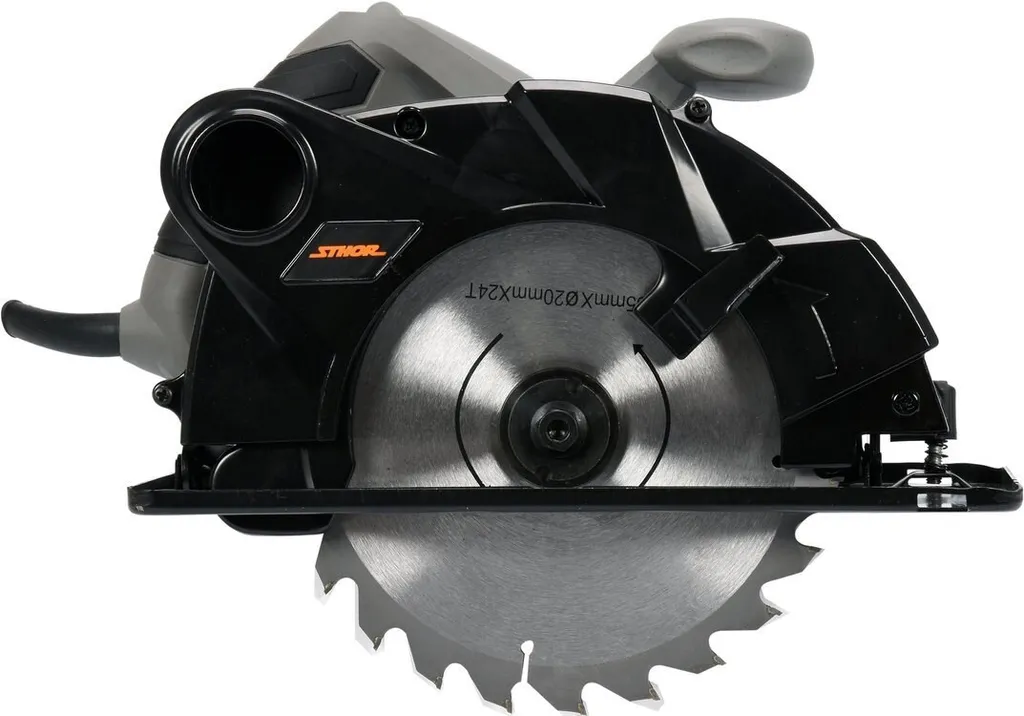 Scie circulaire pour aménagement bois Sthor 185mm 1400W haute précision