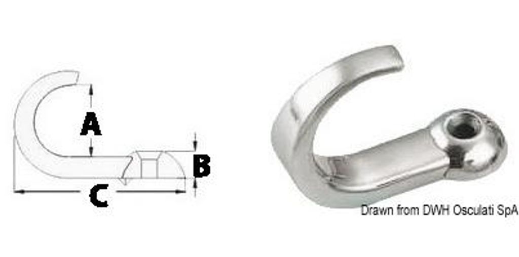 Single-screw Haken Osculati 38.301.08