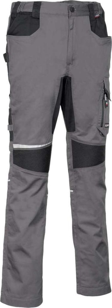 Cofra Arbeitshose Knien aus Rippstrick, Stretch anthrazit 60