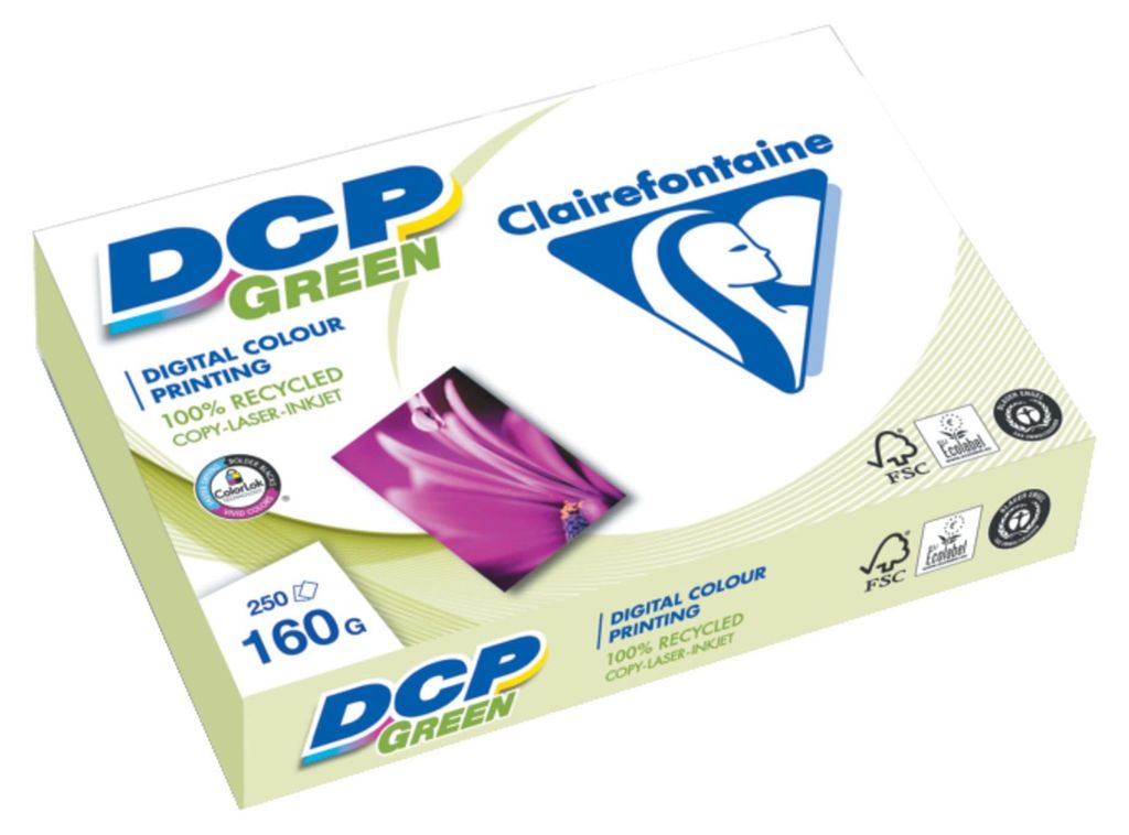 Multifunktionspapier DCP green A4 160g/qm weiß RC VE=250 Produktbild 