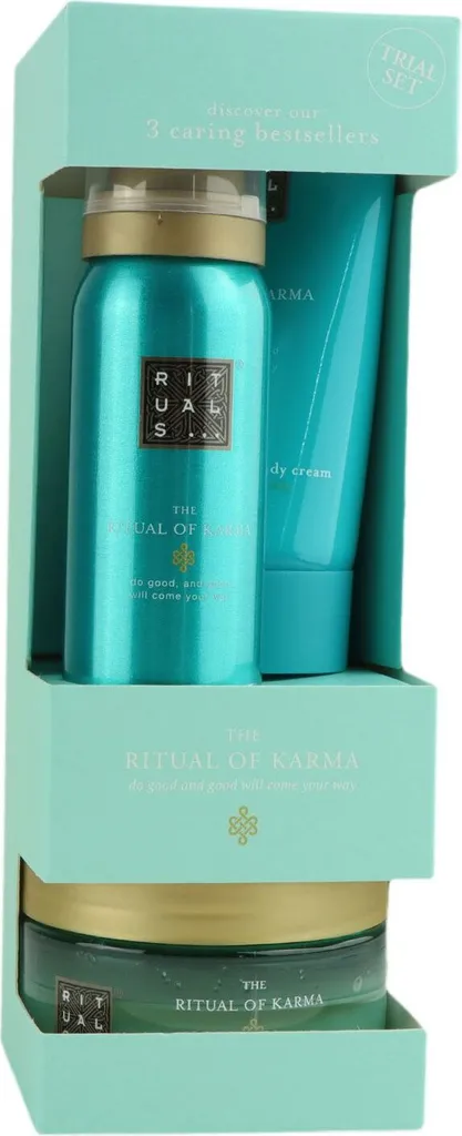 Adieu Peau Sèche avec le Coffret Soin Karma Rituals Gommage et Hydratant