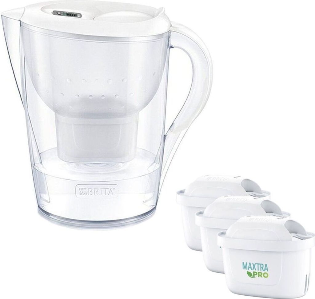 Brita Vandens filtravimo ąsotis BRITA Marella XL 3.5l, + 3 vandens filtravimo filtrai Maxtra Pro