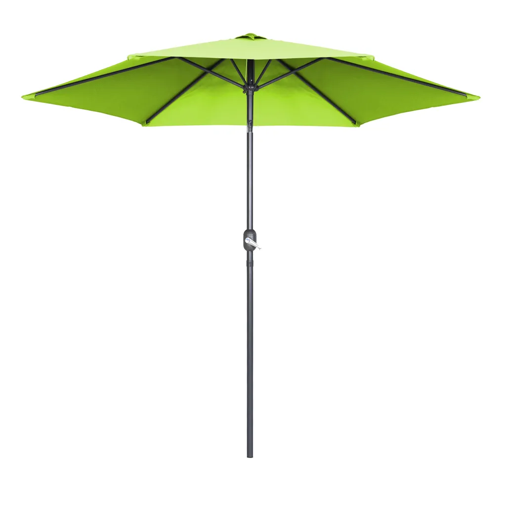 Ombrellone Matera 3m Alluminio Verde - Parasole da Giardino Oviala