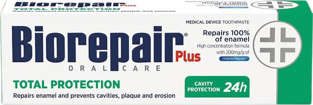 Biorepair Plus Regenerierende Zahnpasta Rundumschutz 75 ml Produktbild 