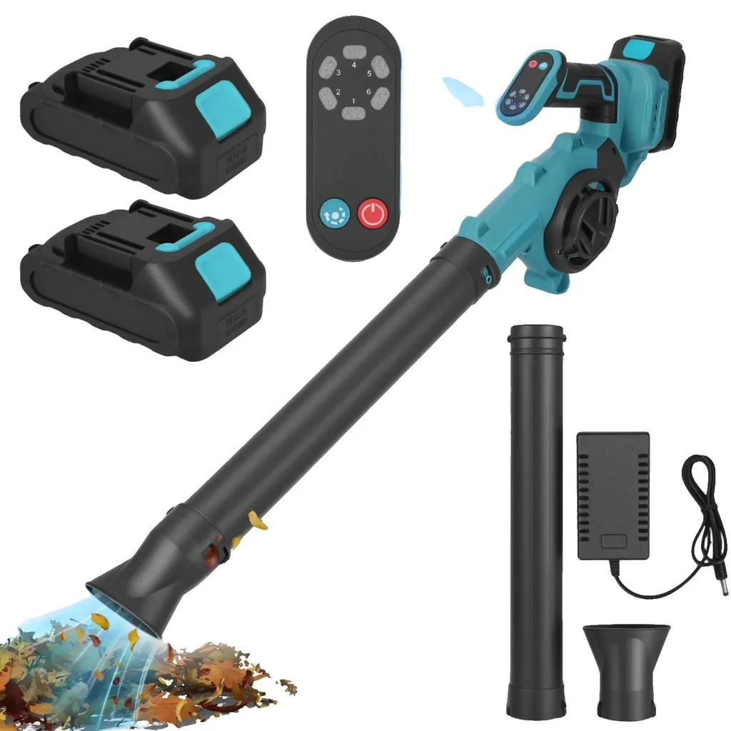 Souffleur de feuilles sans fil : fini la fatigue avec 2 batteries pro