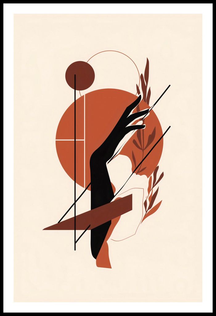 Plakat 56,6x86,4cm Dämmerung in der Hand